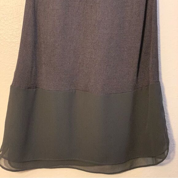 NIC & ZOE Silk Blend Knit Tank Top Tunic Women’s Small Black Rayon Bottom. - Picture 6 of 8